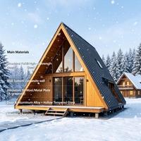 Maison Conteneur Pliante Préfabriquée Modulaire Triangulaire 39 m² Montage Rapide Moderne Respirante Garantie 30 Ans