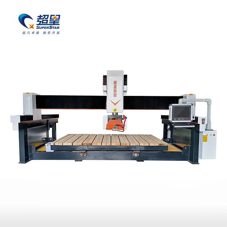 2024 new CNC four-axis bridge stone cutting machine for Artificial granite marble slabs