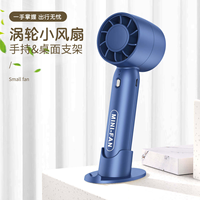Ventilateur portatif à turbine T100, mini portable, rechargeable par USB, en plastique durable