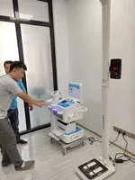 เครื่องคีออสก์เพื่อสุขภาพ,เครื่องตรวจสุขภาพด้วยตนเอง Tele Healthcare เครื่องตรวจสุขภาพคีออสก์ Telemedicine Kiosk ความดันโลหิต HW-V6000