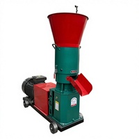 Nouvelle machine industrielle de fabrication de granulés d'aliments pour bétail et porcs, utilisant la paille et le maïs, dimensions 100x50x103, 100 kg
