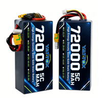 Batterie de drone semi-solide YKX 6S 22.2V 72Ah 72000mAh 400Wh/kg 800-Cycle avec connecteur XT90