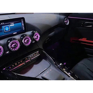 Éclairage d'ambiance W290 pour Mercedes AMG GT 2015-2018, amélioration de l'éclairage LED intérieur, accessoires pour les aérateurs de type turbine - Product Image 2