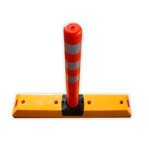 Plastic Bollards Delineator <b>Post</b> lane Separator Plastic Base PU Delineator Curb Marker <b>Post</b> Road Divider Lane Separators - Product Image 1
