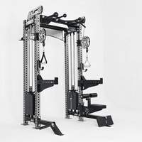 Ensemble de rack de musculation en acier commercial, machine Smith, équipement de musculation robuste pour les centres de remise en forme, exercices pour le dos et le corps entier