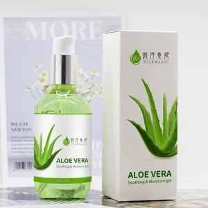 Factory Supply Natural Organic Pure Plant Aloe Vera Gel Soothing For Repair Sunburn Aloe Gel