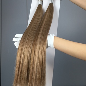 ขายส่งจากโรงงาน ผมต่อแบบรัสเซีย Double Drawn ชนิดมองไม่เห็นรอยต่อ Genius Weft คุณภาพพรีเมียม ผมแท้ 100% - Product Image 5