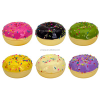 Lot de 6 moulinets à herbes en alliage de zinc en forme de donut, 3 pièces, accessoires pour fumeurs, pour magasin de tabac