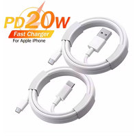Câble USB C vers Lightning C94 20W le plus vendu, 1m, charge rapide PD, câble de données Type C pour iPhone 14 13 12 11 Pro Max