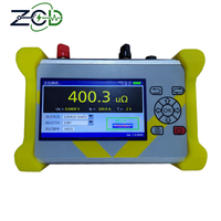Testeur de disjoncteur portatif ZCL-100A, transformateur de test, mesure de la résistance de boucle de contact, micro-ohmmètre, équipement de test de résistance de boucle