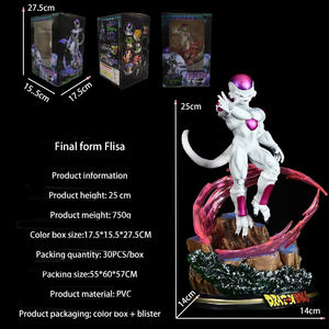 10 diseños de animación OEM juguetes de resina de PVC de alta calidad acción y juguete 26cm DBZ Freezer Cell Picolo Vegeta Gohan <span class=keywords><strong>Goku</strong></span> Trunks <span class=keywords><strong>Gotenks</strong></span> - Product Image 2