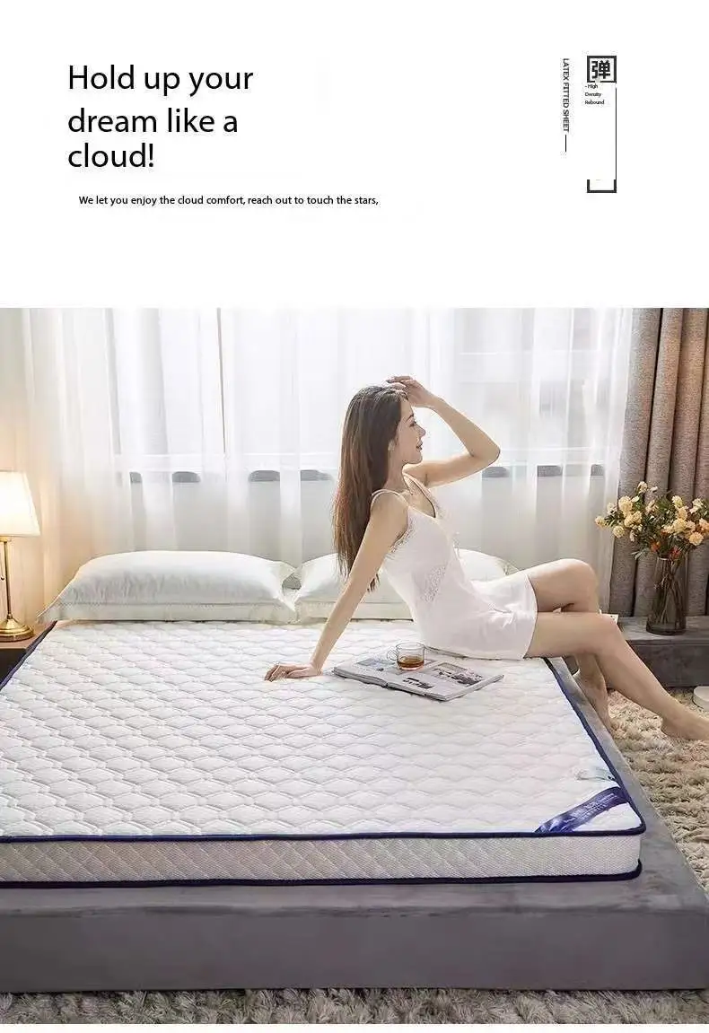 Luxury Hotel-Grade Foam Mattress Topper Comfortable Soft Tatami Roll Pocket Pillow Top King Queen King Size Beds Home Furniture