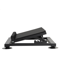 BNcompay LJB-007 Planche inclinable/oblique réglable en acier pour étirements des mollets, thérapie physique, exercices des jambes, genoux, chevilles, talons, avec ventouses