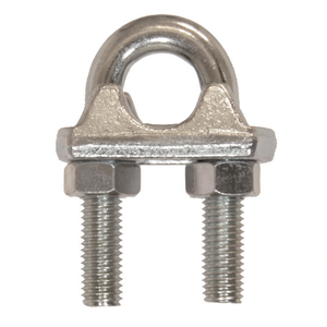 Forged Wire Rope <b>Clamp</b> 1/4 In Lifting And Anchoring Accessory - Product Image 2