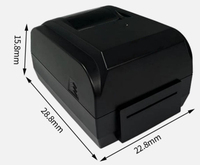 Imprimante thermique USB pour étiquettes RFID UHF, lecteur-graveur, logiciel gratuit SDK, imprimante thermique RFID de bureau, étiqueteuse de codes-barres, étiqueteuse express