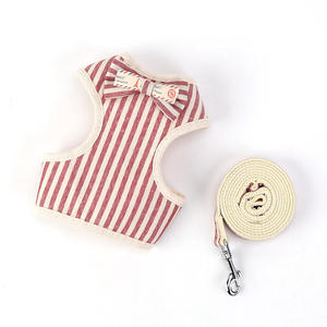 Venta al por mayor logotipo personalizado multi-colores ajustable gato perro Arnés con correa - Product Image 3