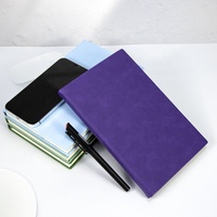 Carnet de notes A5 en similicuir avec couverture rigide, personnalisable avec logo, pour fournitures scolaires et de bureau, vente en gros, promotionnel, gaufré
