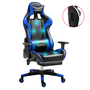 Silla Gamer de masaje rosa con reposapiés, silla Gamer China, venta al por mayor, el mejor - Product Image 5
