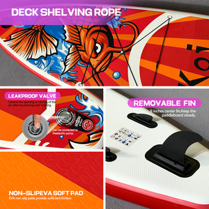 Tabla <span class=keywords><strong>de</strong></span> <span class=keywords><strong>Surf</strong></span> Inflable con Bomba, Remo y Mochila, Apta para <span class=keywords><strong>Surf</strong></span>, Yoga y Pesca, Venta al Por Mayor OEM - Product Image 3