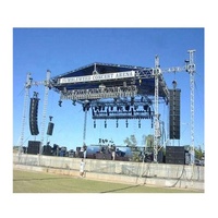 Aleación de aluminio al aire libre concierto escenario arco techo sistema de armadura portátil triángulo altavoz armadura plataforma diseño soporte pantalla TUV