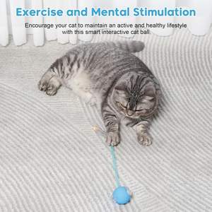 Balle automatique intelligente pour animaux de compagnie, jouet interactif pour chiens et chats, jouet auto-entretenant résistant aux morsures - Product Image 6