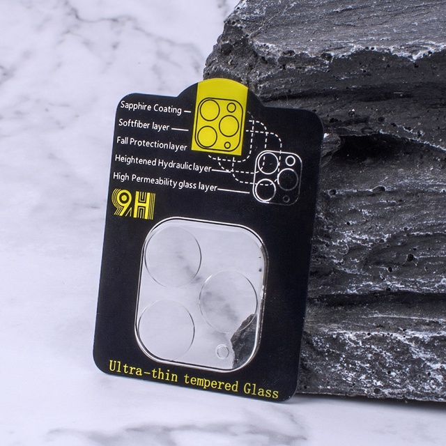 2020 Newest Flexible Tempered Glass Camera Lens Protector With Retail Packing for iPhone 11 Pro