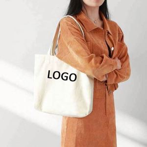 ถุงผ้าแคนวาสสีพื้นแบบรักษ์โลก ใช้ซ้ำได้ พิมพ์โลโก้ตามสั่ง ขายส่ง - Product Image 6