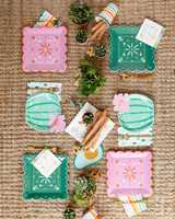 Assiettes en papier Fiesta Sombrero, 8 pièces, 10x8 pouces, en forme de chapeau, vaisselle en papier pour la fête du Cinco de Mayo, décoration de table