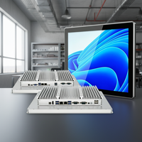 PC Industrial Todo en Uno de 15 Pulgadas con Pantalla Táctil, Intel Core I7, Windows 7, VGA, 4GB de RAM, Resistente al Agua y al Polvo, Construcción Totalmente en Aluminio
