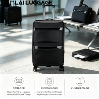 Valise trolley 20'' pour équipement e-sport en tissu Oxford avec support pour clavier et gestion des câbles