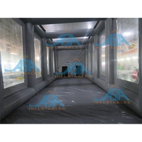 Cabine de peinture gonflable géante portable pour voitures, cabine de peinture pour voitures