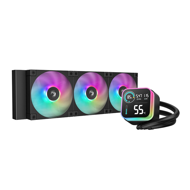 New Release Deepcool LQ360 Black AIO CPU Cooler ARGB Liquid Fan Gaming Computer Cooling for LGA1851 3Pin Aluminum
