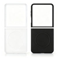 Coque de téléphone magnétique 2-en-1 vierge pour sublimation, revêtement 3D, personnalisable, impression par transfert thermique pour Samsung Z Flip 8