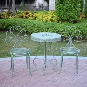 Ensemble <span class=keywords><strong>de</strong></span> <span class=keywords><strong>jardin</strong></span> extérieur en <span class=keywords><strong>fer</strong></span> <span class=keywords><strong>forgé</strong></span> <span class=keywords><strong>de</strong></span> style pastoral américain Table durable Chaise Balcon Support décoratif Vieux pot <span class=keywords><strong>de</strong></span> fleurs pour parcs - Product Image 5