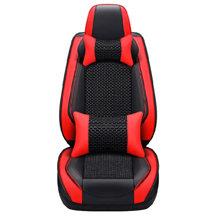 New Designer Car Accessories Interior Decoration Competitive Price Luxury Leather Half Car Seat Covers Full Set Universal