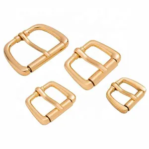 custom logo wholesale designer luxury golden metallic alloy buckle for leather belt western pin metal belt buckle for belt