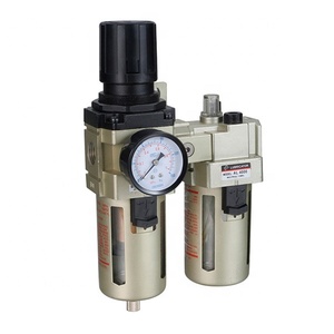 Unidades FRL AIRTOP AC1010~5010, Contenedor de Policarbonato, Tratamiento de Fuente de Aire, Componentes Neumáticos, Filtro de 25 mm, Tipo de Alivio - Product Image 1