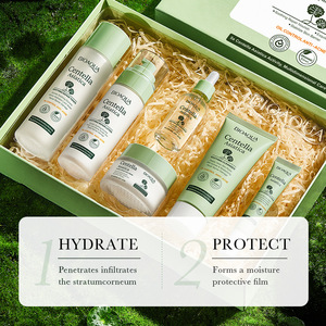 Marque privée Soin du visage pour les femmes <span class=keywords><strong>Anti</strong></span>-âge Blanchissant Hydratant Éclaircissant 6PCS Centella Beauty Ensemble de soins de la peau - Product Image 3