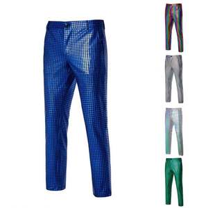 Setelan tuksedo payet <span class=keywords><strong>2</strong></span> potong pria, jaket tuksedo mengkilap <span class=keywords><strong>2</strong></span> kancing Slim Fit untuk pesta Prom - Product Image 2