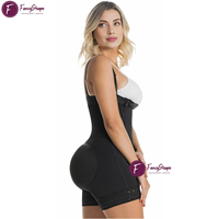 Gaine sculptante taille haute à compression élastique, effet ventre plat, rehausseur de hanches, maintien ferme