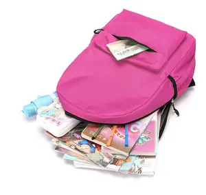 حقيبة ظهر مطبوعة مخصصة بشعار منخفض موك حقيبة كتب للأطفال حقائب مدرسية للطلاب تصميم مخصص