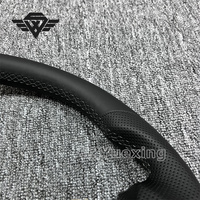 Vente chaude adaptée pour Nissan patrouille Y62 18-24 Sport squelette de volant de voiture en cuir véritable