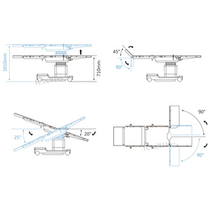 LHIDOT5, mesa de operaciones <span class=keywords><strong>ortopédica</strong></span> quirúrgica de lujo de gama alta, <span class=keywords><strong>precio</strong></span>, <span class=keywords><strong>cama</strong></span> quirúrgica <span class=keywords><strong>eléctrica</strong></span> médica - Product Image 6