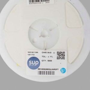 Manufacturer Direct RR1608 0603L84R5FT 0603 1608 Resistors Chip Resistors SMD Resistors 84.5ohm 1% 1/10W Thick Film Resistor - Product Image 1