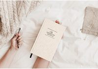 Carnet de Gratitude et Guide de Manifestation en Lin Premium A5, Couverture Rigide, Journal Quotidien Non Daté, Planificateur d'Affirmations – Vente en Gros