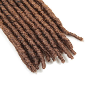 18inch 18 sợi làm bằng tay thẳng GYPSY locs tóc Ombre tổng hợp bện tóc nữ thần giả locs Crochet phần mở rộng tóc - Product Image 5