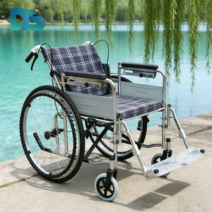 Silla de Ruedas Manual Plegable Ajustable con Marco de Tubo Cromado de Acero, Precio de Fábrica de Fabricante Chino, Venta al por Mayor - Product Image 4