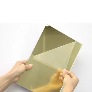 Light Glass Self Adhesive Colored 4x8ft 4mm 4*6 4'x8' 3mm 2mm Gold Acrylic Mirror Sheet