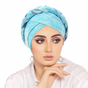 Tie Dye sciarpa per la testa per donne musulmane turbante berretto Hijab <span class=keywords><strong>Emme</strong></span> mussulman Arab Wrap Turbantes - Product Image 2