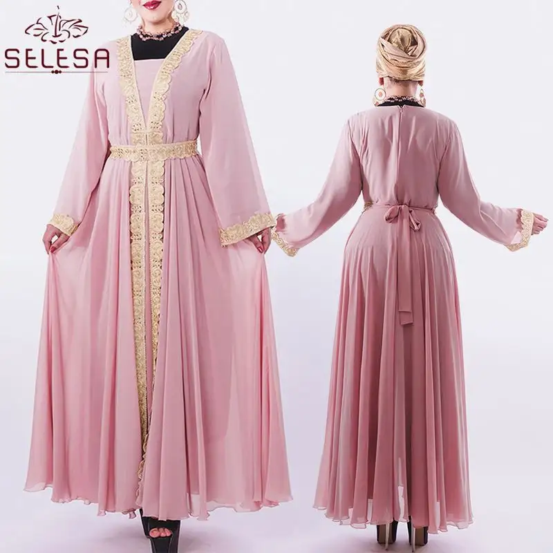 2020新しいデザイン伝統的なマレーシアBajuKurungイスラム教徒のドレス販売高品質ランギドレス女性ガンバルジルバブホット